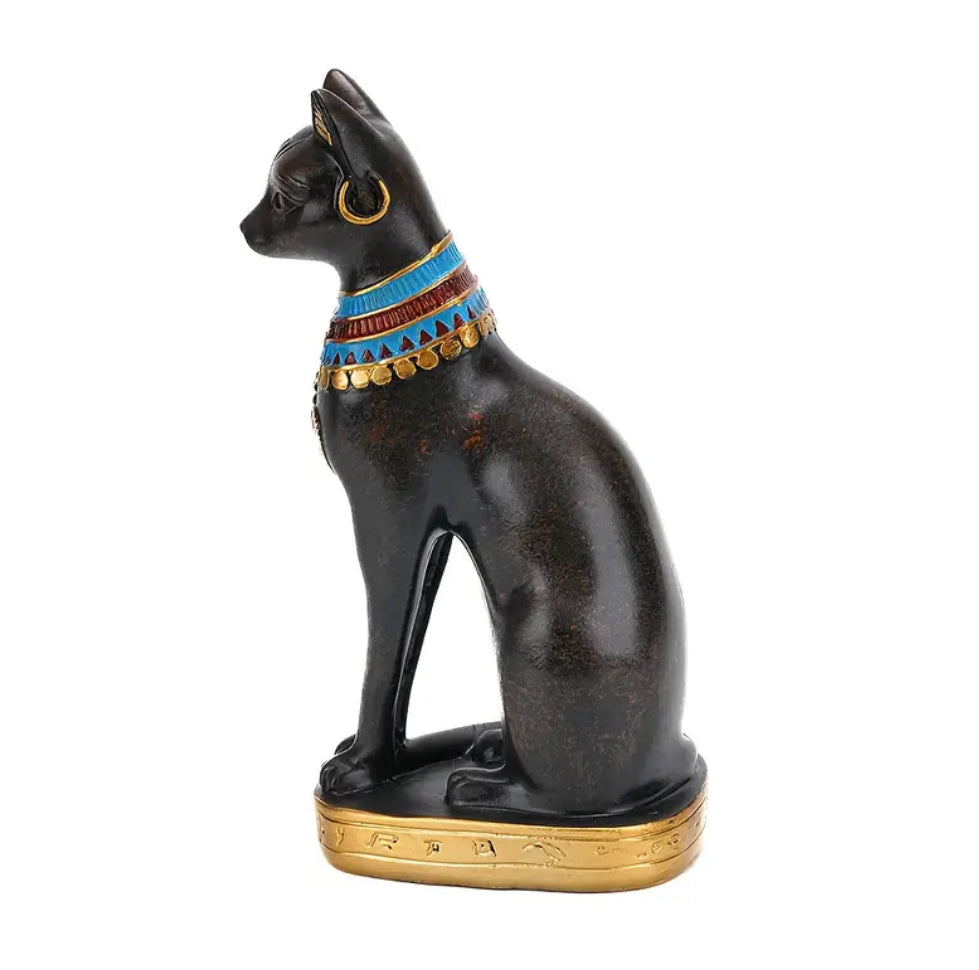 Estatua Egipcia Bastet Diosa Protectora Decorativa