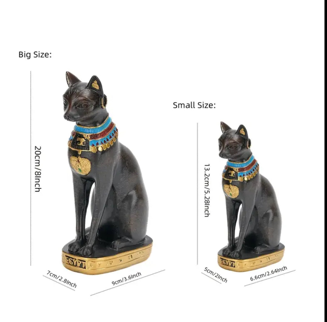 Estatua Egipcia Bastet Diosa Protectora Decorativa